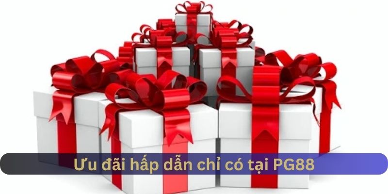 Các ưu đãi hấp dẫn chỉ có tại PG88